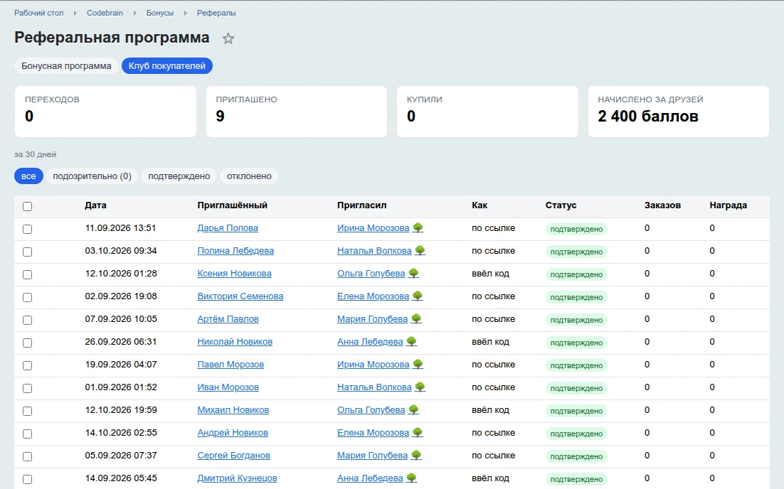 Рефералы